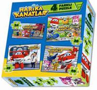 Harika Kanatlar 4'lü Kutu Puzzle