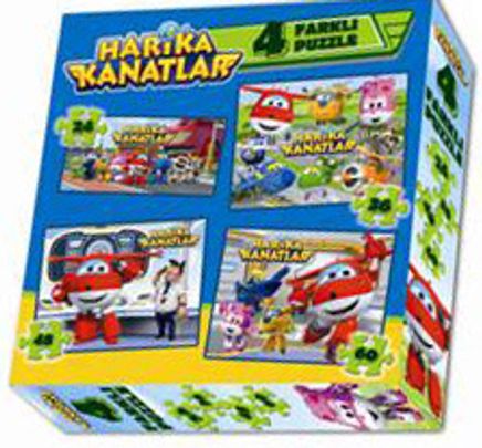 Harika Kanatlar 4'lü Kutu Puzzle