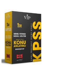 2022 VİP KPSS GY GK Konu Anlatımlı Modüler Set
