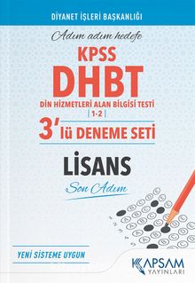 2022 KPSS DHBT Lisans 3’lü Deneme Seti - Kolektif