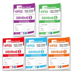 2022 KPSS Lise Önlisans Genel Yetenek Genel Kültür 5’li Deneme Paketi