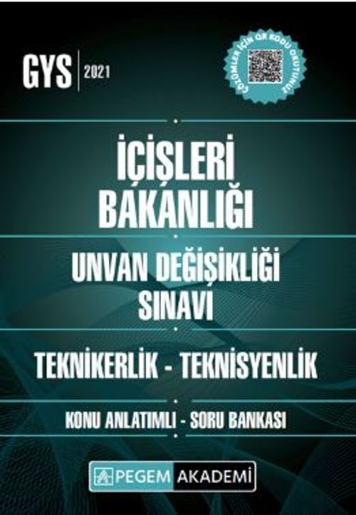 İçişleri Bakanlığı Unvan Değişikliği Değişikliği Sınavı Konu Anlatımlı Soru Bankası Teknikerlik - Teknisyenlik