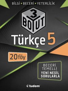 5.Sınıf Türkçe 3 Boyut