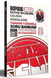 2022 KPSS Eğitim Bilimleri Gelişim Psikolojisi Tamamı Çözümlü Soru Bankası (7 Deneme İlaveli) 