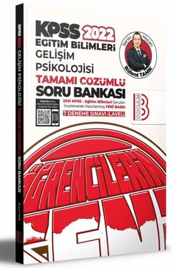 2022 KPSS Eğitim Bilimleri Gelişim Psikolojisi Tamamı Çözümlü Soru Bankası (7 Deneme İlaveli) 