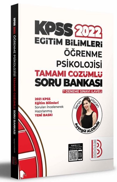 2022 KPSS Eğitim Bilimleri Öğrenme Psikolojisi Tamamı Çözümlü Soru Bankası (7 Deneme İlaveli) 