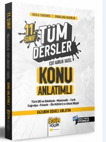 2022 11. Sınıf Eşit Ağırlık - Sözel Tüm Dersler Konu Anlatımı 