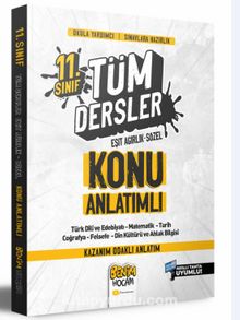 2022 11. Sınıf Eşit Ağırlık - Sözel Tüm Dersler Konu Anlatımı - Kolektif