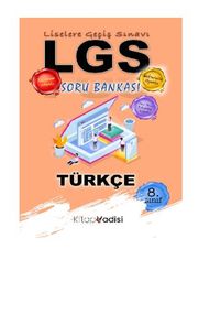 8.Sınıf LGS Türkçe Soru Bankası 