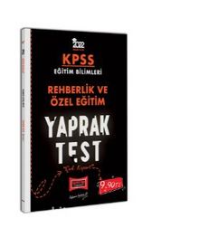 2022 KPSS Eğitim Bilimleri Rehberlik ve Özel Eğitim Yaprak Test - Kolektif