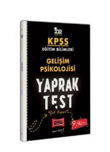 2022 KPSS Eğitim Bilimleri Gelişim Psikolojisi Yaprak Test - Kolektif