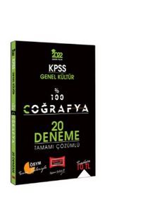 2022 KPSS Genel Kültür %100 Coğrafya Tamamı Çözümlü 20 Deneme - Kolektif