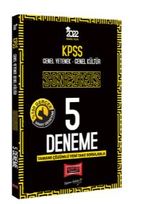 2022 KPSS GY GK Son Çıkış Tamamı Çözümlü 5 Deneme