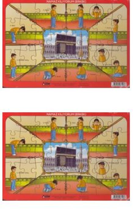 Namaz Kılıyorum (Erkek) -Ahşap Puzzle