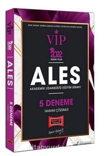 2022 ALES VIP 5 Deneme Çözümlü - Kolektif