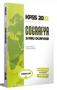 2022 KPSS Genel Kültür Coğrafya Soru Dünyası - Kolektif