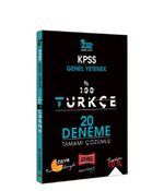 2022 KPSS Genel Yetenek %100 Türkçe Tamamı Çözümlü 20 Deneme