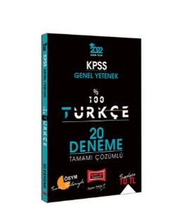 2022 KPSS Genel Yetenek %100 Türkçe Tamamı Çözümlü 20 Deneme