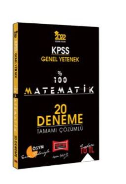 2022 KPSS Genel Yetenek %100 Matematik Tamamı Çözümlü 20 Deneme