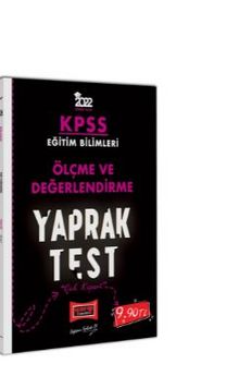 2022 KPSS Eğitim Bilimleri Ölçme ve Değerlendirme Yaprak Test - Kolektif