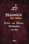 İmtiyaz İcra Ve İflas Hukuku Hakimlik Ders Notları
