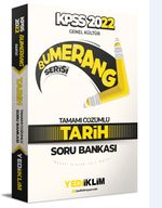 2022 KPSS Genel Kültür Bumerang Tarih Tamamı Çözümlü Soru Bankası