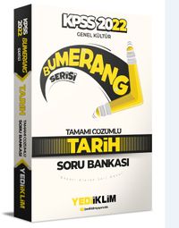 2022 KPSS Genel Kültür Bumerang Tarih Tamamı Çözümlü Soru Bankası