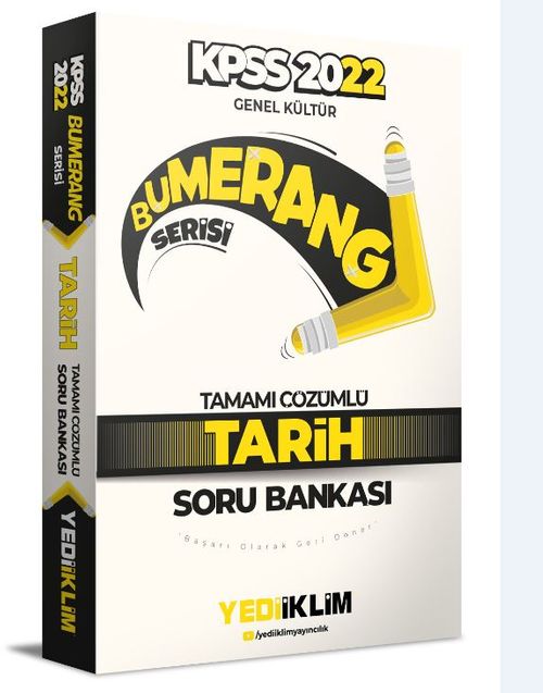 2022 KPSS Genel Kültür Bumerang Tarih Tamamı Çözümlü Soru Bankası