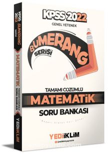 2022 KPSS Genel Yetenek Bumerang Matematik Tamamı Çözümlü Soru Bankası - Kolektif