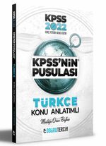 2022 KPSS'nin Pusulası Türkçe Konu Anlatımı 
