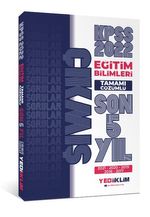 2022 KPSS Eğitim Bilimleri Tamamı Çözümlü Son 5 Yıl Çıkmış Sorular