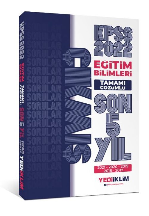 2022 KPSS Eğitim Bilimleri Tamamı Çözümlü Son 5 Yıl Çıkmış Sorular