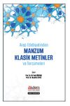 Arap Edebiyatından Manzum Klasik Metinler ve Terc&uuml;meleri