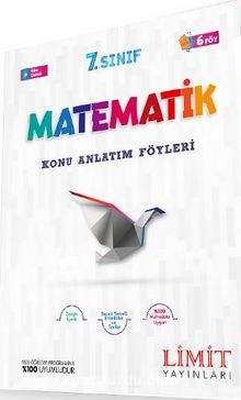 7.Sınıf Matematik Konu Anlatım Föyleri 6 Föy - Kolektif