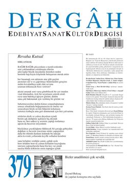 Dergah Edebiyat Sanat Kültür Dergisi Sayı: 379 Eylül 2021
