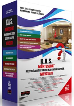 KAS Müktesebat Kaymakamlık Sınavı Kapsamlı Hazırlık Mevzuatı Eylül 2021
