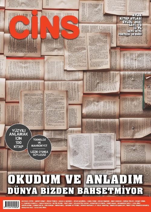 Cins Aylık Kültür Dergisi Sayı:72 Eylül 2021