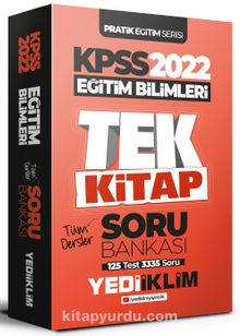 2022 KPSS Pratik Eğitim Serisi Eğitim Bilimleri Tek Kitap Soru Bankası - Kolektif