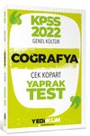 2022 KPSS Lisans Genel Kültür Coğrafya Çek Kopart Yaprak Test