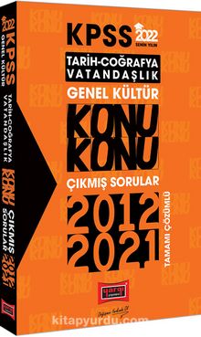 2022 KPSS Genel Kültür Konu Konu Tamamı Çözümlü Çıkmış Sorular - Kolektif