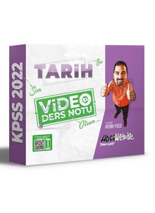 2022 KPSS Tarih Video Ders Notu - Aydın Yüce