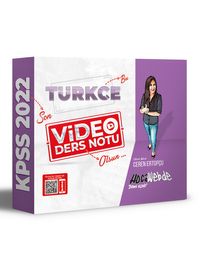 2022 KPSS Türkçe Video Ders Notu