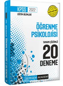 2022 KPSS Eğitim Bilimleri Öğrenme Psikolojisi Tamamı Çözümlü 20 Deneme - Kolektif