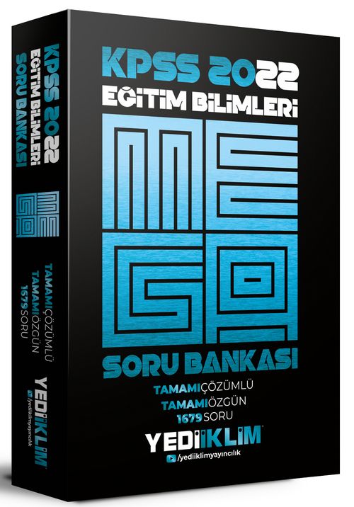 2022 KPSS Eğitim Bilimleri Mega Tamamı Çözümlü Soru Bankası 