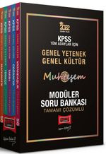 2022 KPSS Genel Yetenek Genel Kültür Muhteşem Tamamı Çözümlü Modüler Soru Bankası