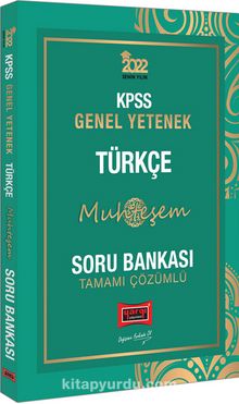 2022 KPSS Genel Yetenek Muhteşem Türkçe Tamamı Çözümlü Soru Bankası - Kolektif
