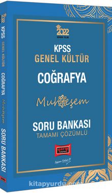 2022 KPSS Genel Kültür Muhteşem Coğrafya Tamamı Çözümlü Soru Bankası - Kolektif