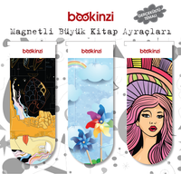 Magnetli Büyük Kitap Ayraç / Gerçek Üstü Temalı (3 Adet)