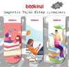 Magnetli B&uuml;y&uuml;k Kitap Ayra&ccedil; / Kitap Temalı (3 Adet)