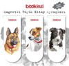 Magnetli B&uuml;y&uuml;k Kitap Ayra&ccedil; / K&ouml;pek Temalı (3 Adet)